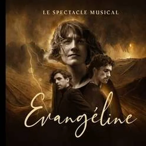 Pochette d’Évangéline, le spectacle musical